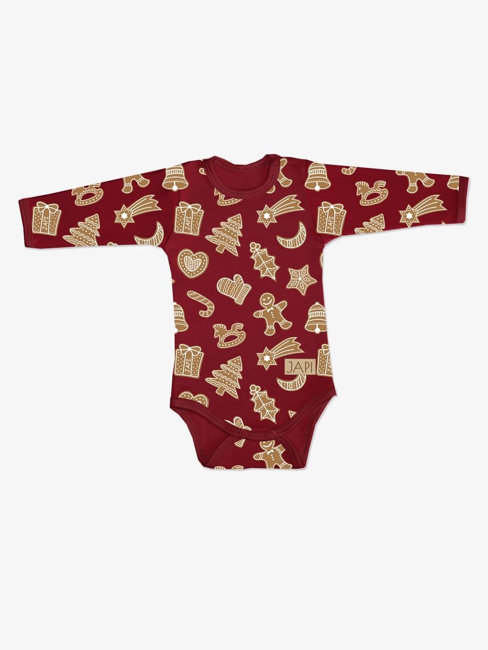 Detské body GINGERBREAD s dlhým rukávom