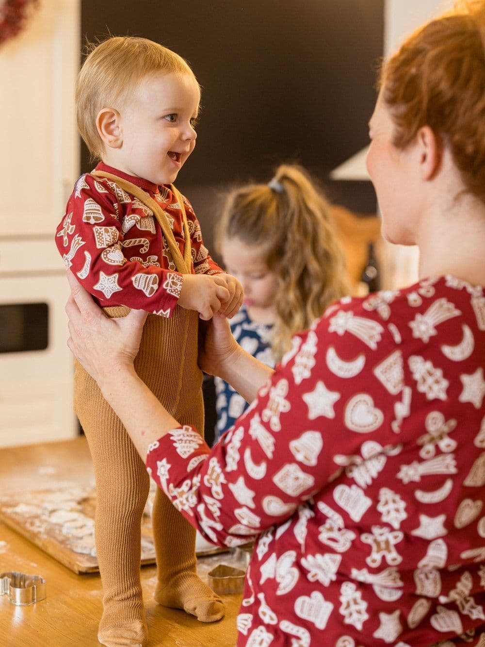 Detské body GINGERBREAD s dlhým rukávom — pohľad 2