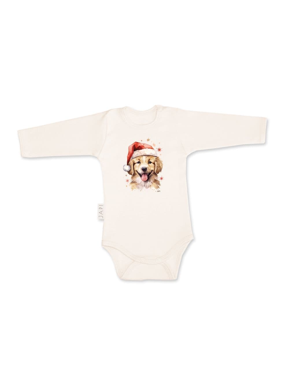 Detské body CHRISTMAS DOG s dlhým rukávom