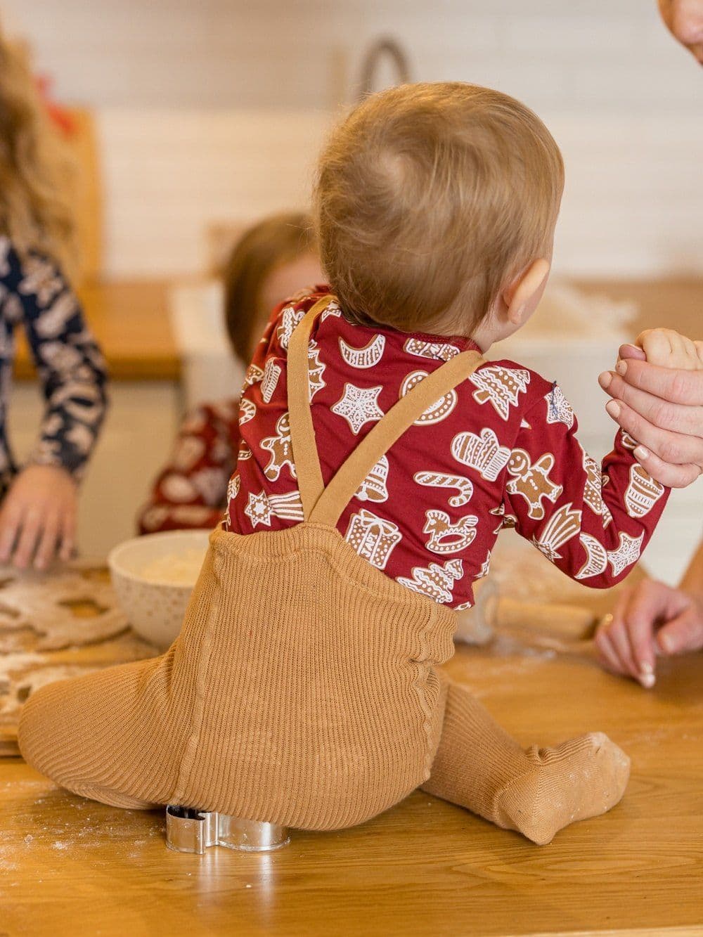 Dievčenské body GINGERBREAD s dlhým rukávom — pohľad 3