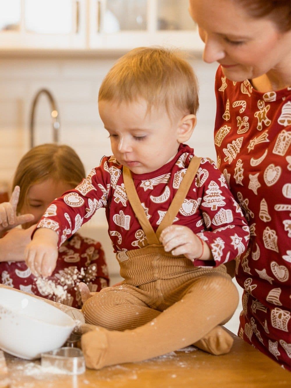 Dievčenské body GINGERBREAD s dlhým rukávom — pohľad 4