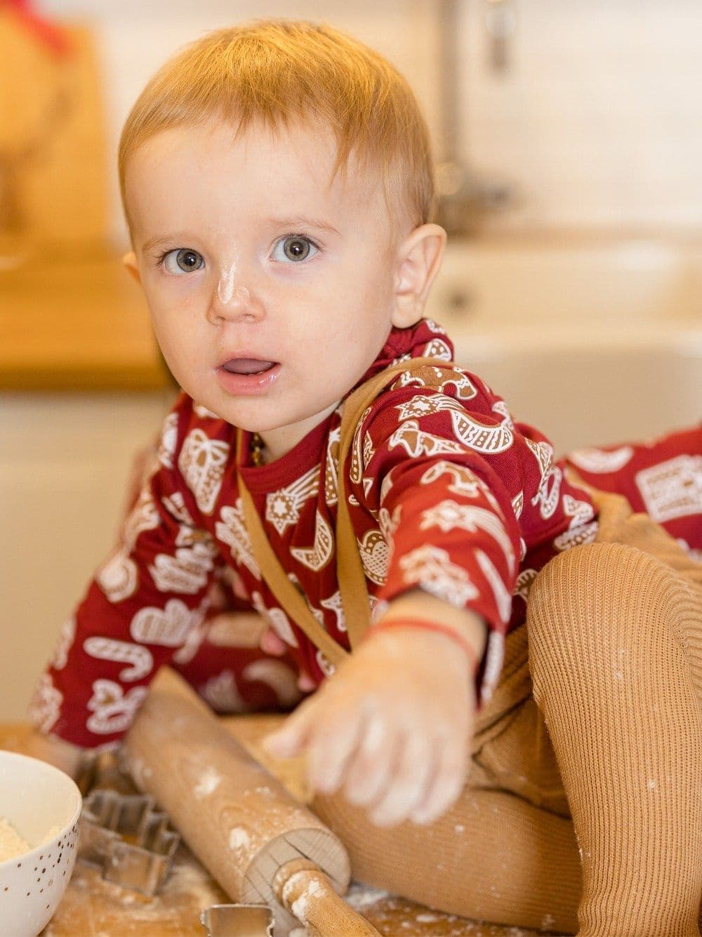 Dievčenské body GINGERBREAD s dlhým rukávom — pohľad 5