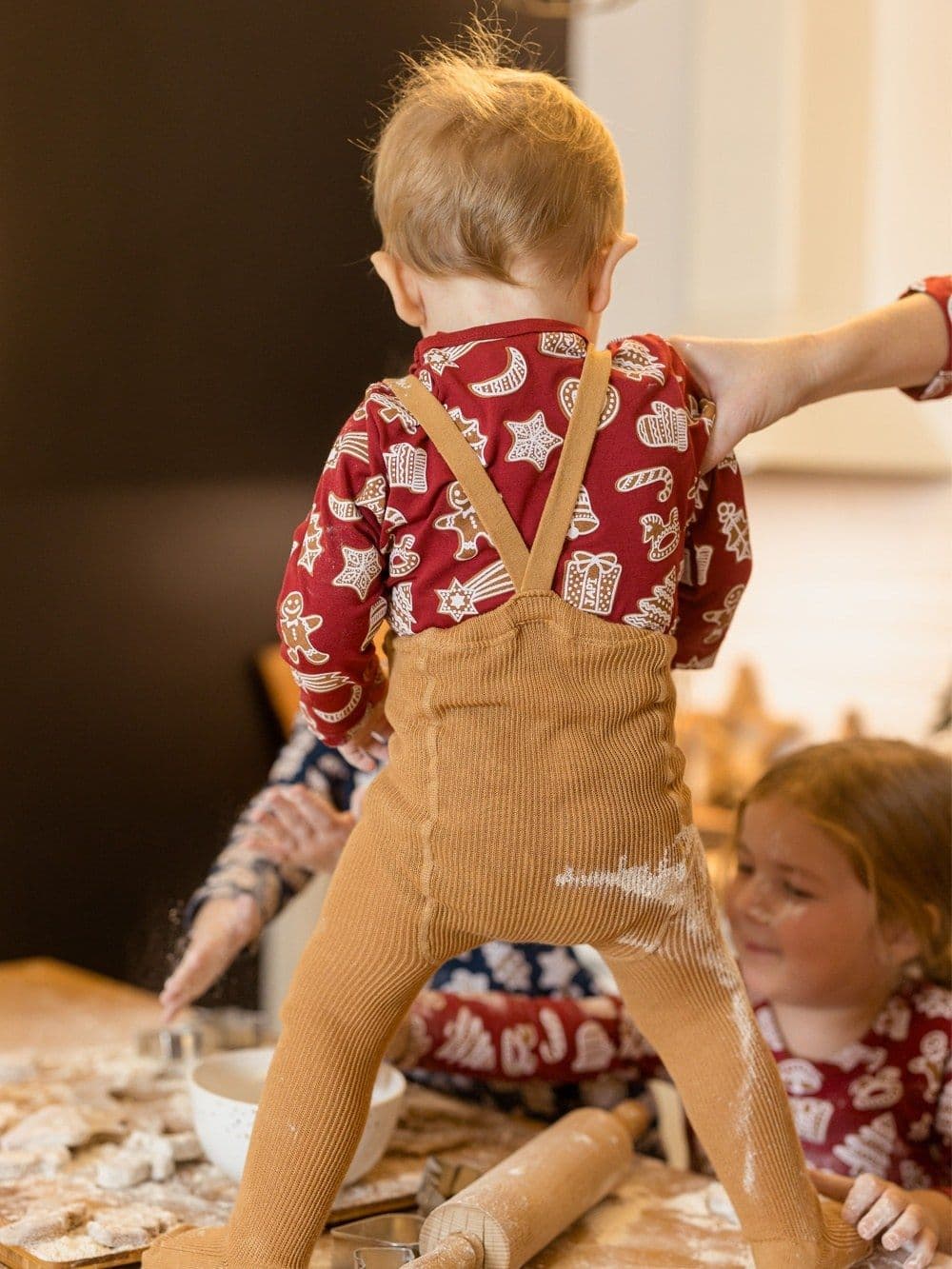 Dievčenské body GINGERBREAD s dlhým rukávom — pohľad 6