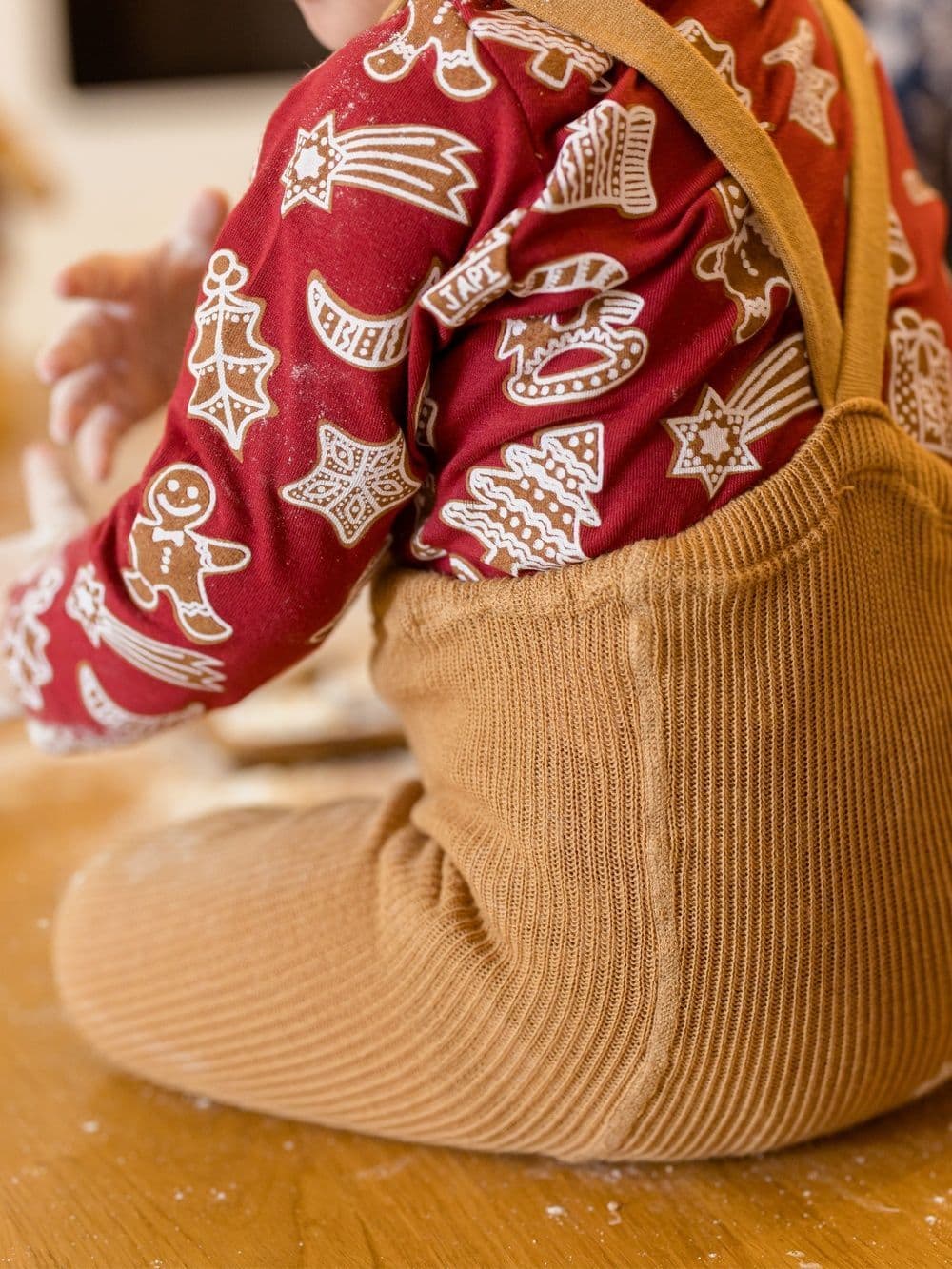 Dievčenské body GINGERBREAD s dlhým rukávom — pohľad 7