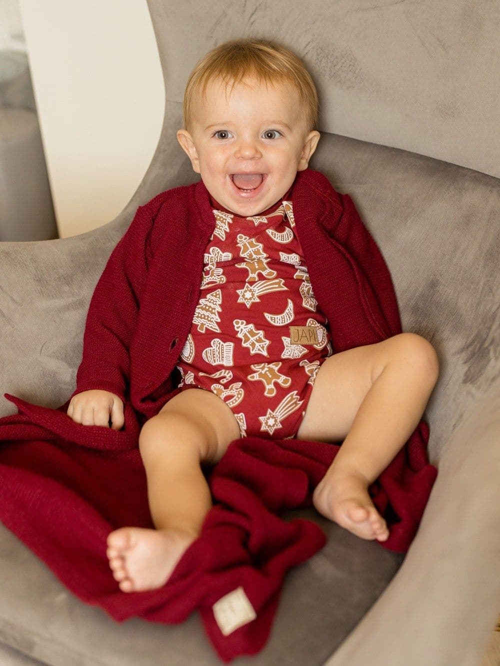 Dievčenské body GINGERBREAD s dlhým rukávom — pohľad 8