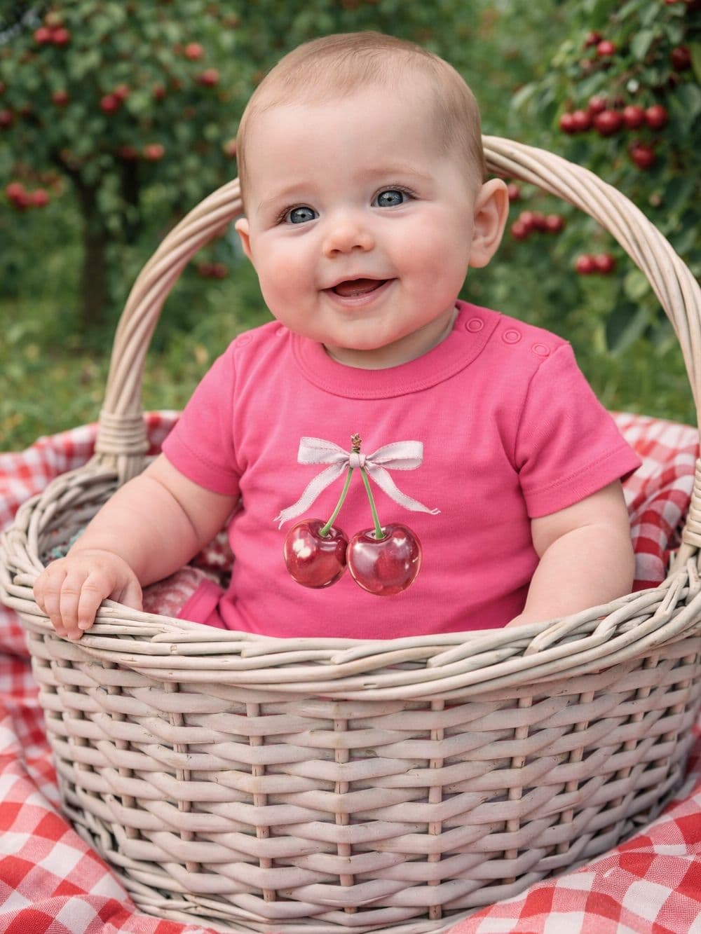 Dievčenské body SWEET CHERRY s krátkym rukávom – Cyklaménová — pohľad 2