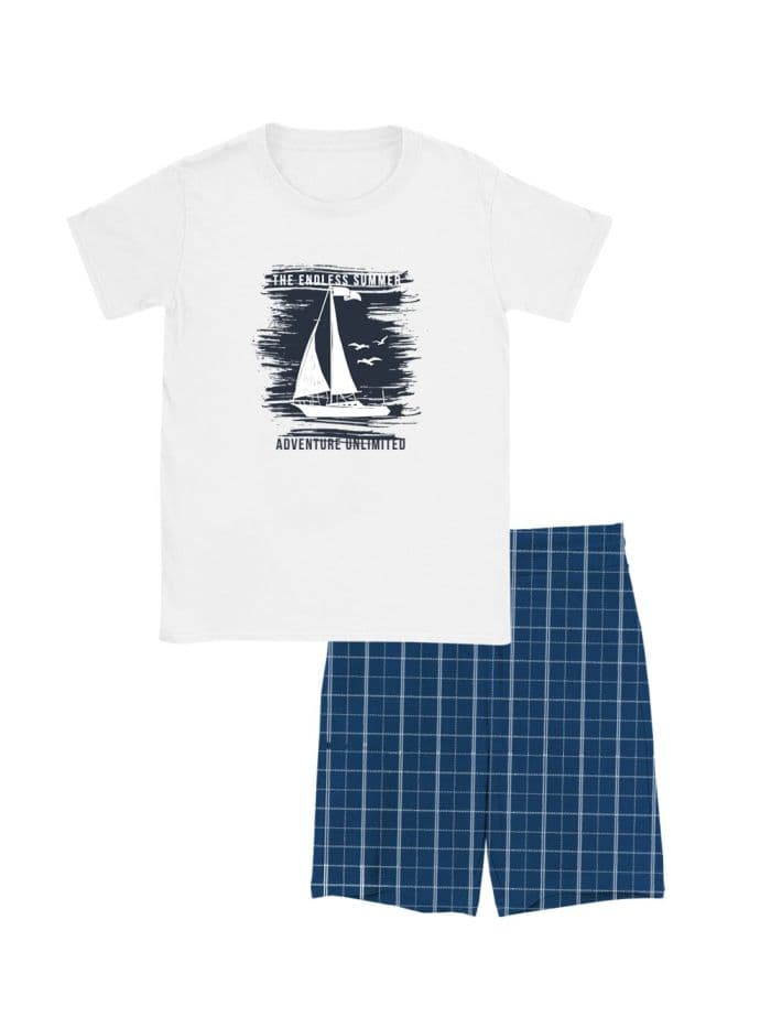 Chlapčenské pyžamo NAUTICAL DREAM s krátkym rukávom