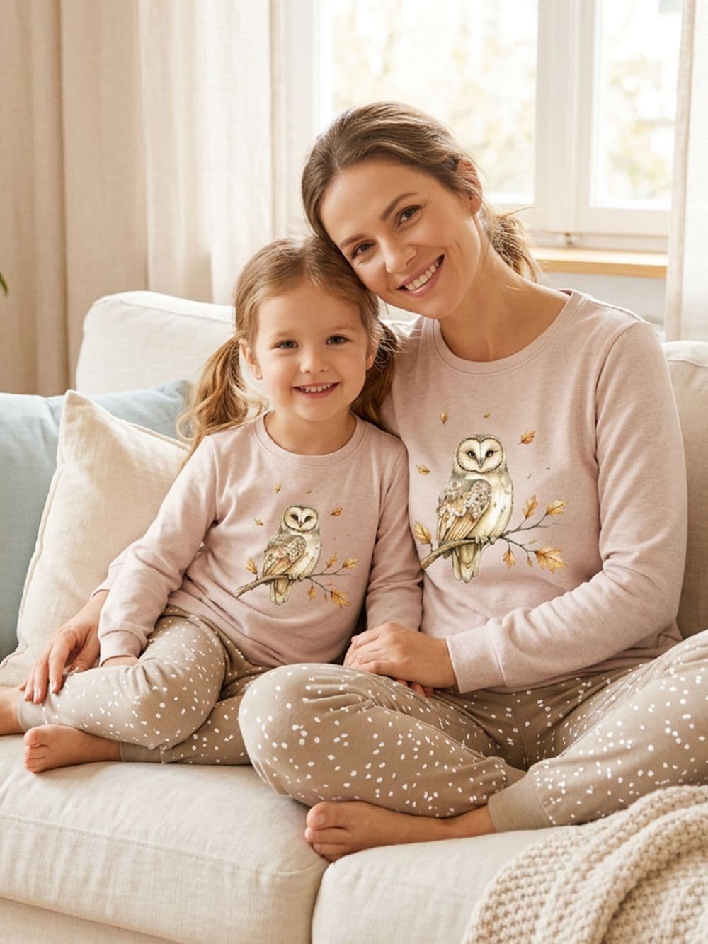 Dievčenské pyžamo CUTE OWL — pohľad 2
