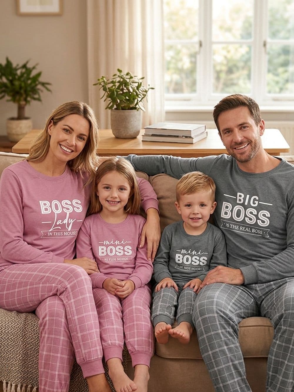 Pánske pyžamo BOSS s dlhým rukávom — pohľad 2