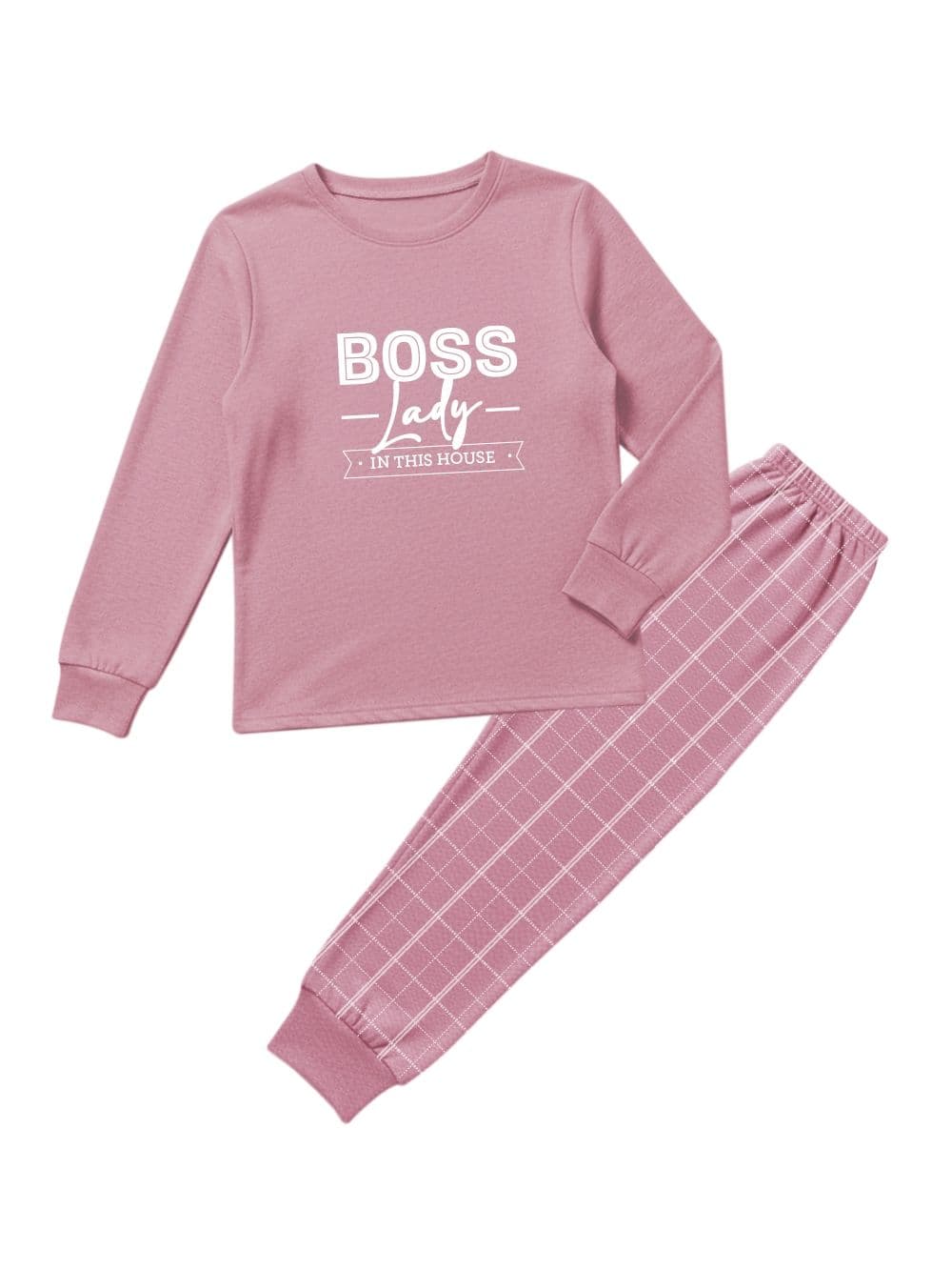 Dámske pyžamo BOSS s dlhým rukávom