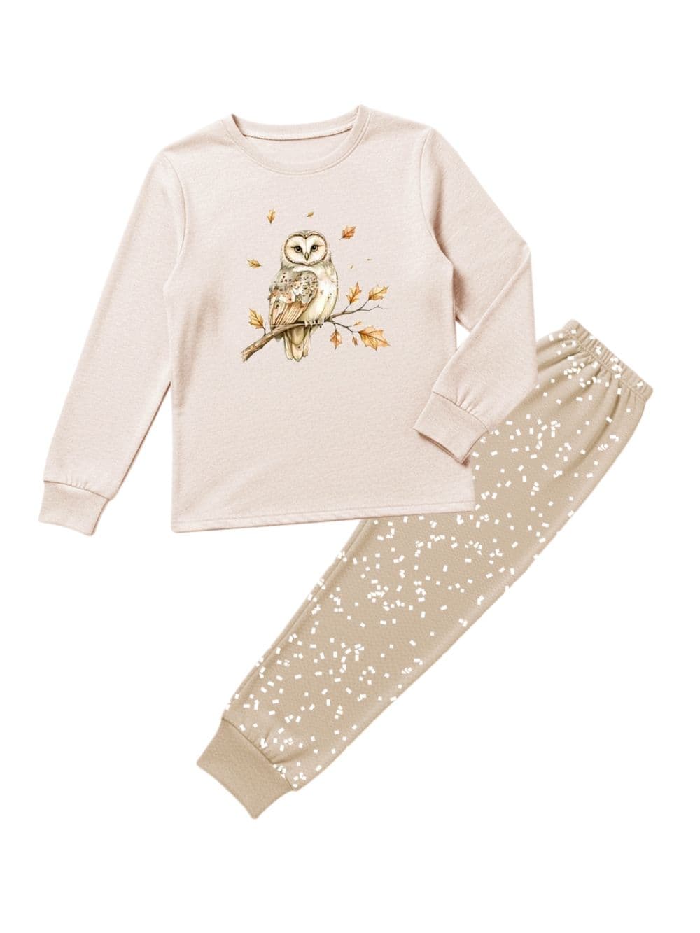 Dámske pyžamo CUTE OWL s dlhým rukávom