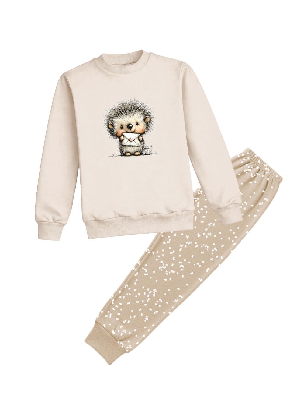 Dámske pyžamo LOVELY HEDGEHOG s dlhým rukávom