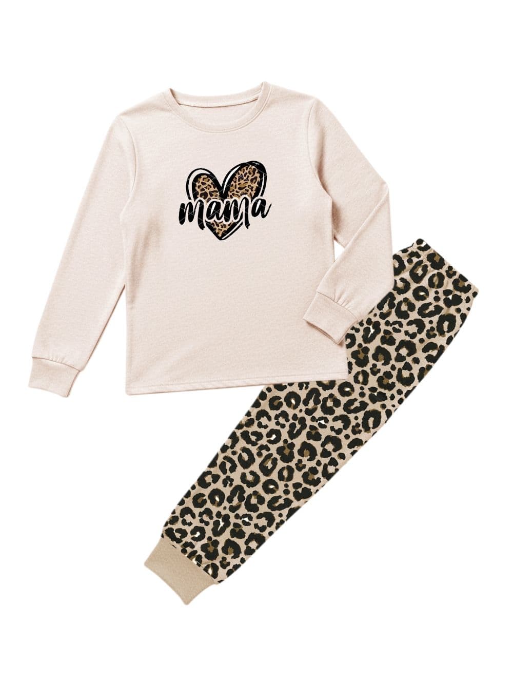 Dámske pyžamo MINI and MAMA s dlhým rukávom
