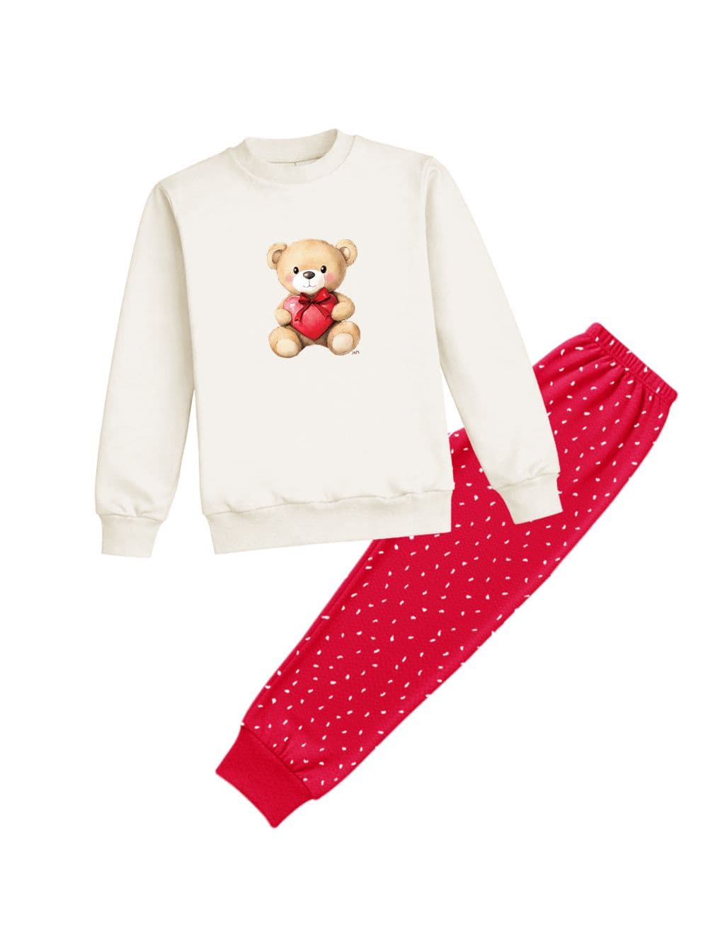 Dámske pyžamo TEDDY LOVE s dlhým rukávom